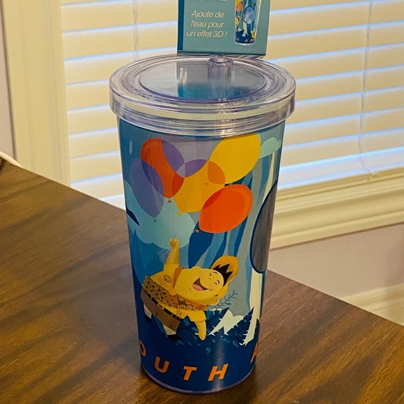 Disney Store - Disney Pixar's Up Tumbler with Straw - Brand New, Never Used - Picture 2 of 2